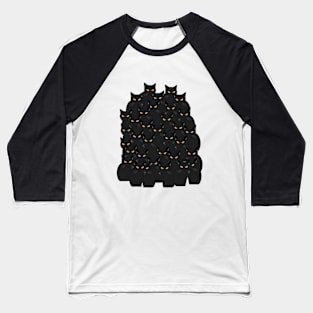 Black Cats Baseball T-Shirt